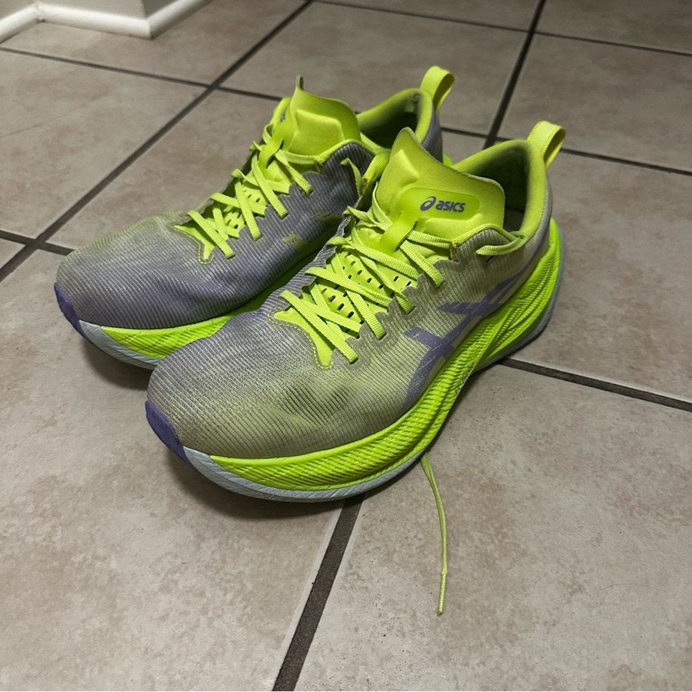 ASICS Superblast Neon Green Running Shoes
